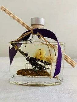 Amber Lavender Botanical Reed Diffuser