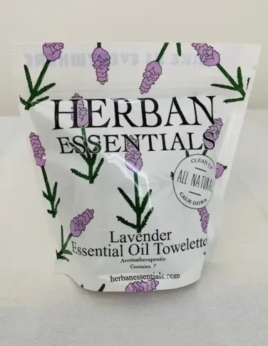 Lavender Essential Oil Towelettes