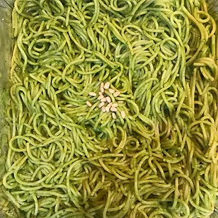 Parsley Pesto Spaghetti